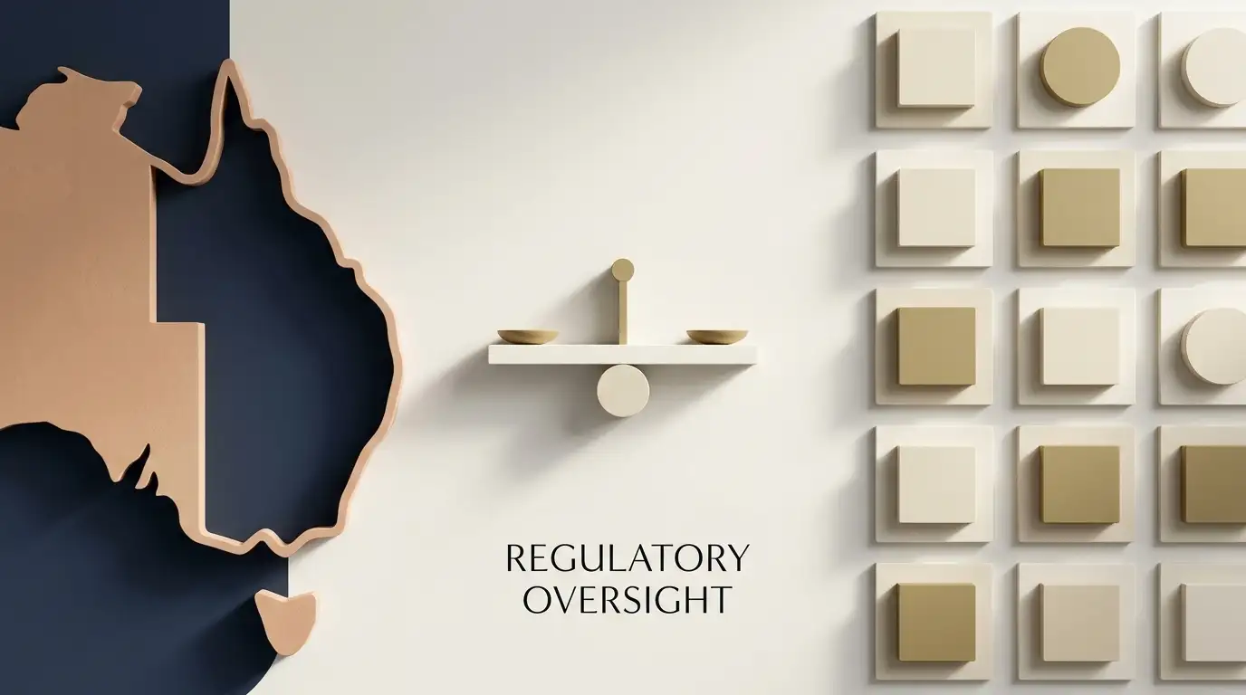 Abstract Australian regulatory context beside generic offshore casino product shapes